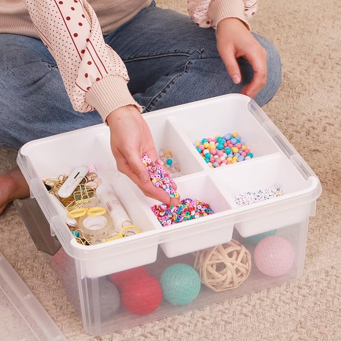 Citylife 17 QT Plastic Storage Box - Image 4