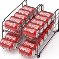 Simple Houseware Stackable Beverage Soda Can Dispenser Organizer Rack, Bronze by SimpleHouseware