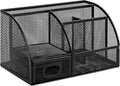 Amazon Basics Pen Holder and Desk Organizer, Office Caddy Storage, ‎9.1" x 5.9" by AmazonBasics