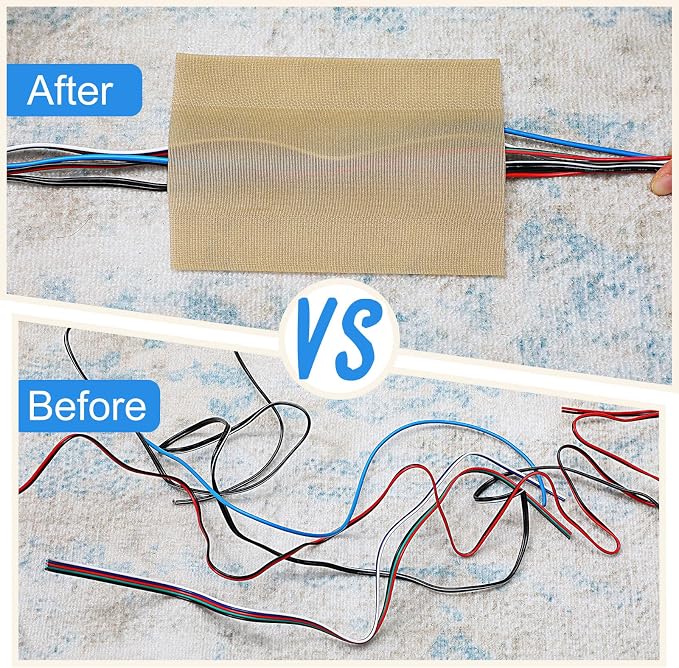 WILLBOND Carpet Cord Cover Cable Protector Floor Cover Cable Protector - Image 4