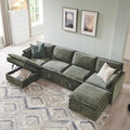 116.54" Sectional Couches for Living Room, Cloud Couch Sectional by wow97EnrichYourLivingspace