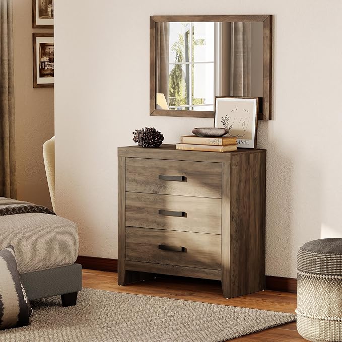 WAMPAT Farmhouse Nightstand - Image 3
