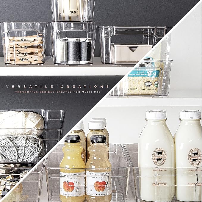 BINO | Stackable Plastic Storage Bins, Small - Image 4