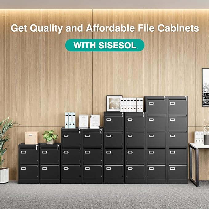 SISESOL 4 Drawer File Cabinet - Image 8