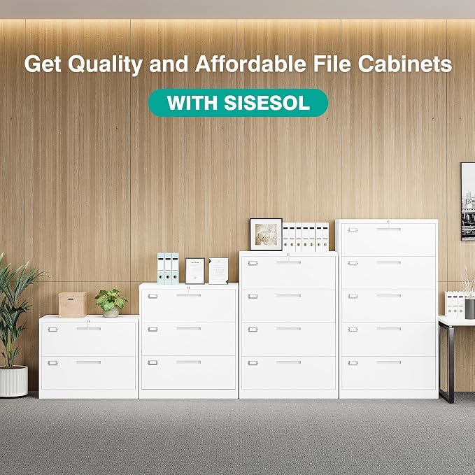 4 Drawer Lateral File Cabinet - Image 4