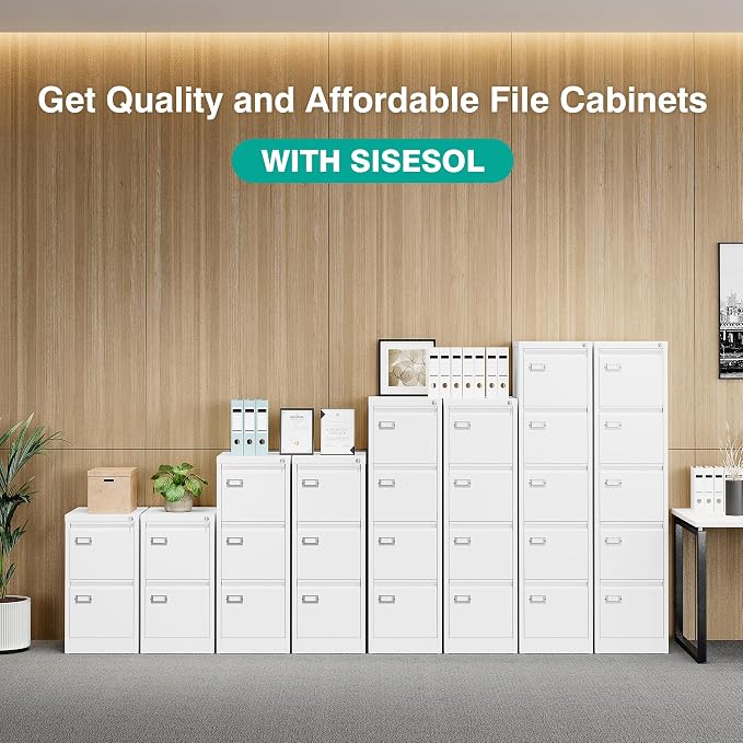 SISESOL 3 Drawer File Cabinet - Image 8