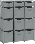 12 Cube Closet Organizers And Storage | Includes All Storage Cube Bins | Easy by Neaterize
